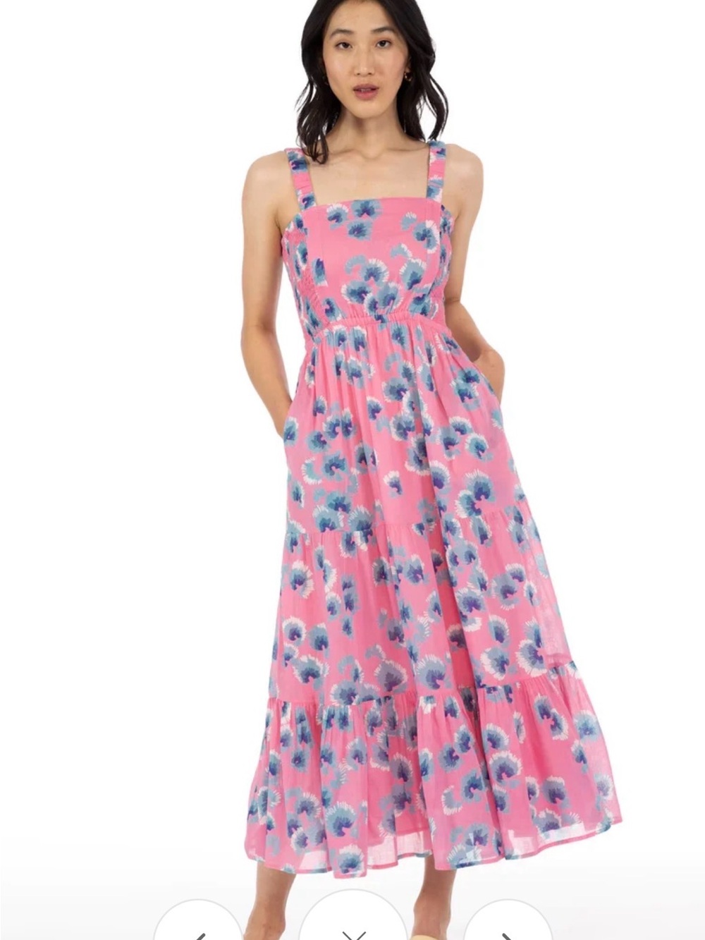Banjanan Regina | Leopard Floral Aurora Midi Dress